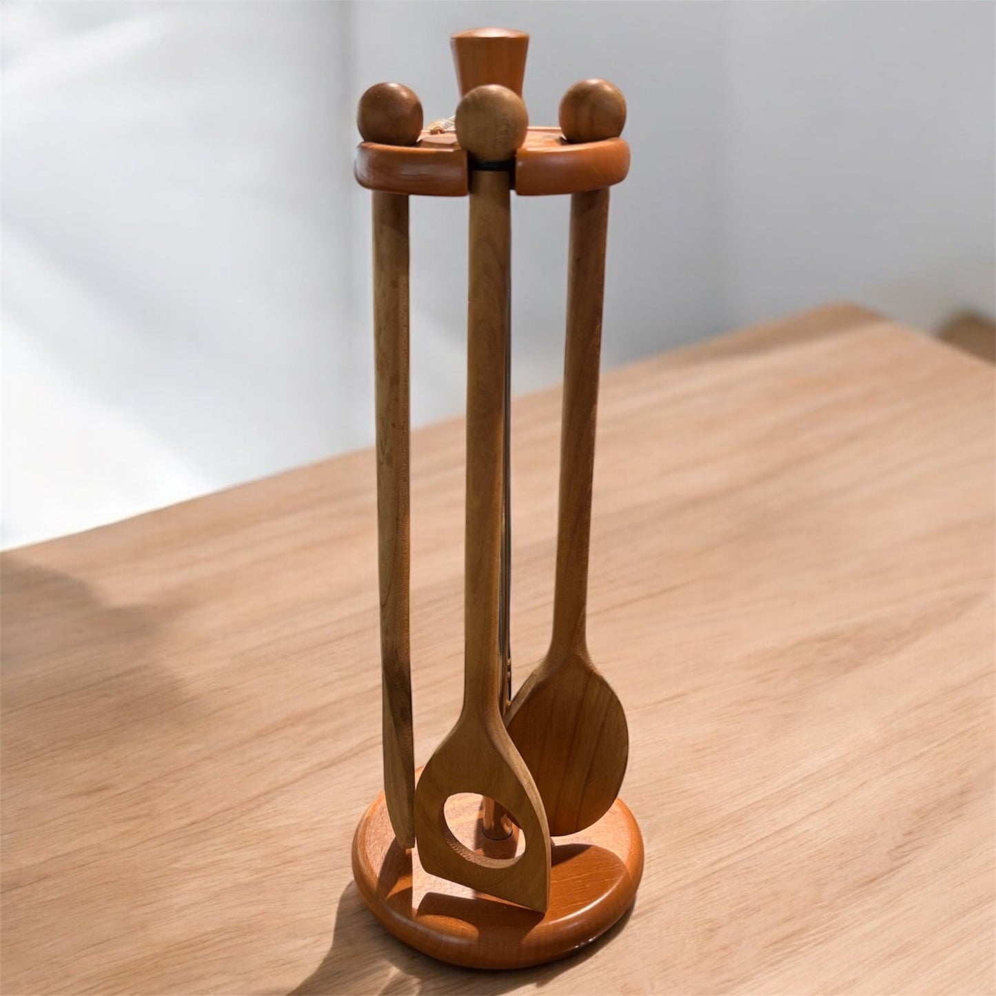 FOPPAPEDRETTI Poggia Mestoli con Mestoli 38x15cm Legno