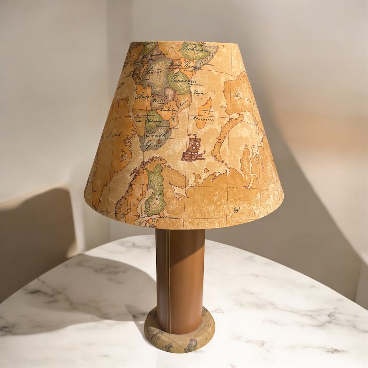 ALVIERO MARTINI Lampada da Tavolo Rotonda 55x33cm