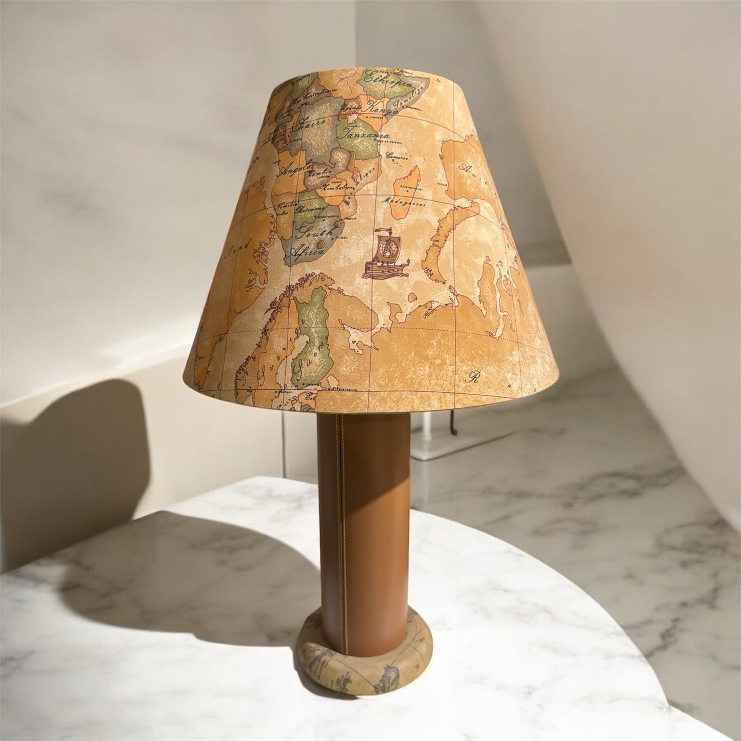 ALVIERO MARTINI Lampada da Tavolo Rotonda 55x33cm