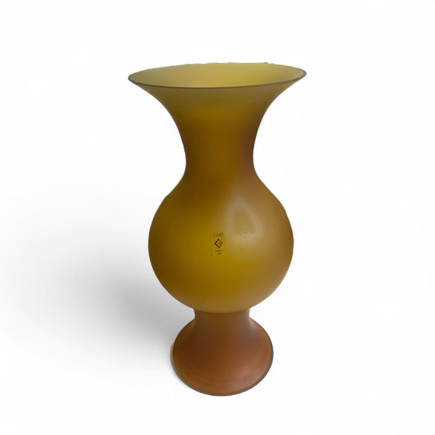 CIVE Vaso 16x35cm Vetro Ambra