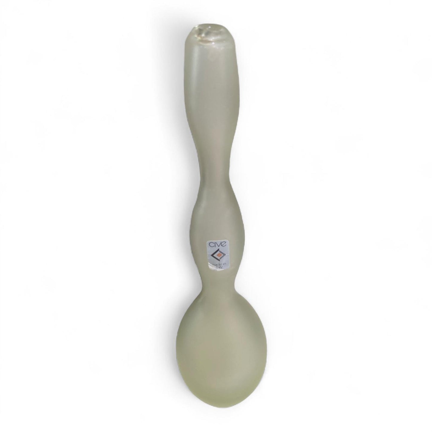 CIVE (MADE IN ITALY) Vaso/Bottiglia 7x27,5cm Vetro Bianco