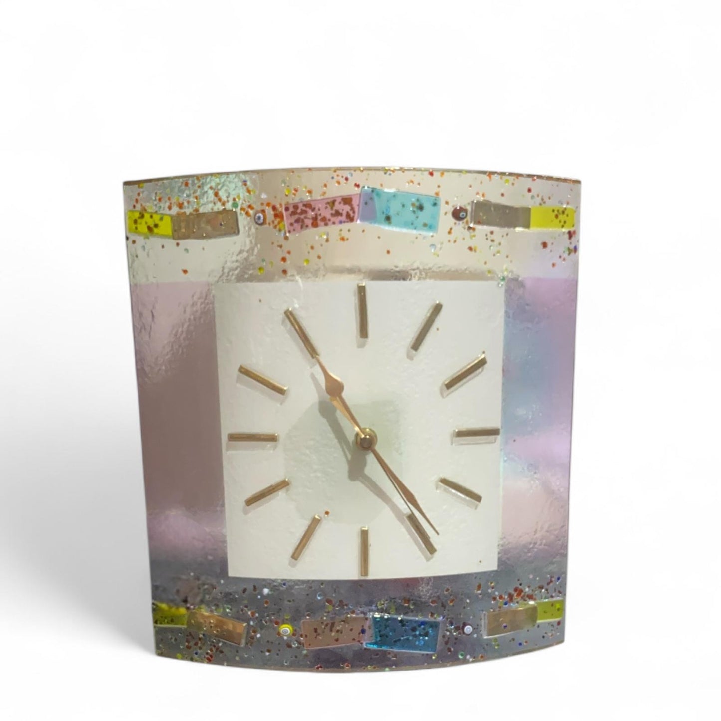 QUARTZ Orologio 27x29,4cm Vetro Colorato