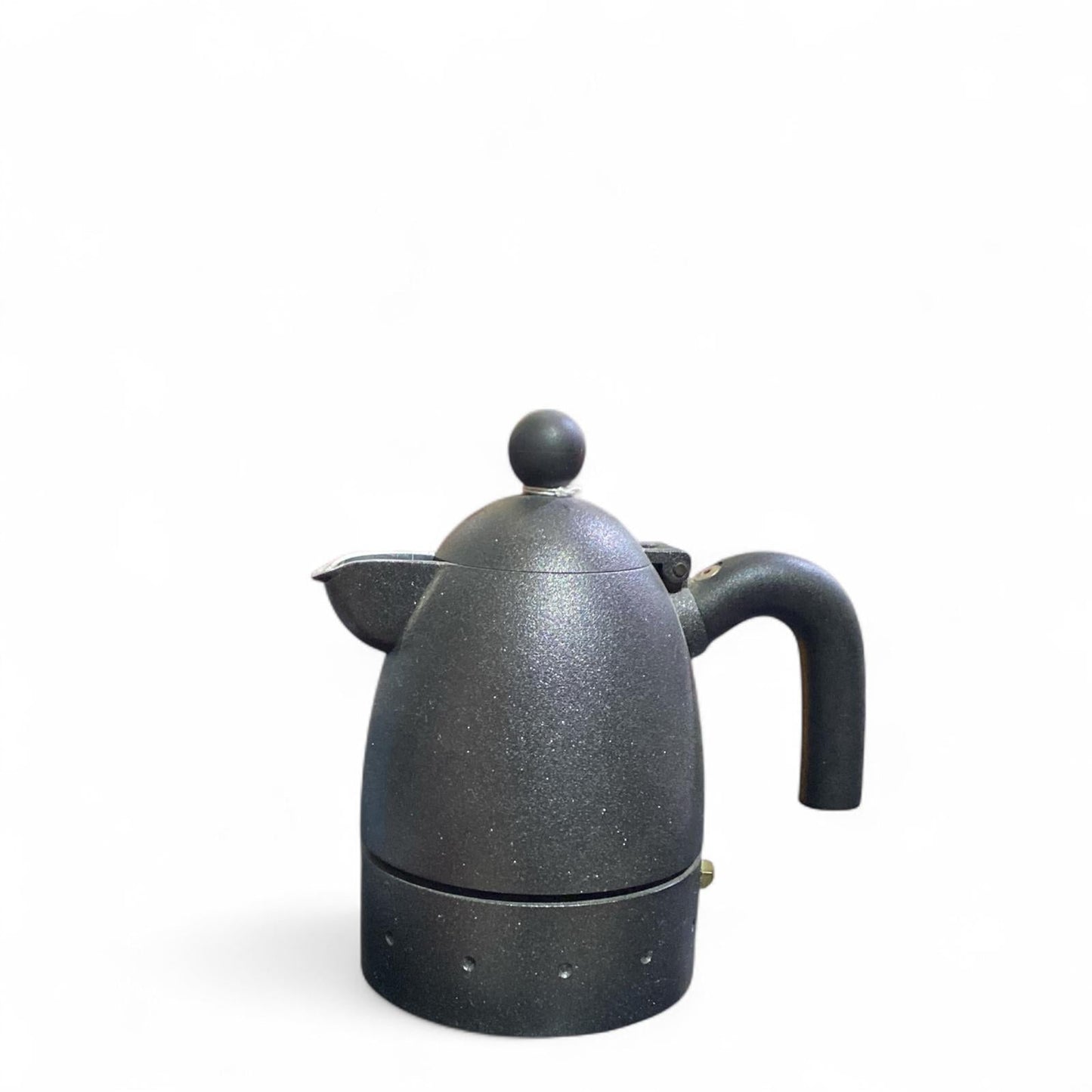 ALESSI Caffettiera/Moka 3 Tazze Acciaio Nero