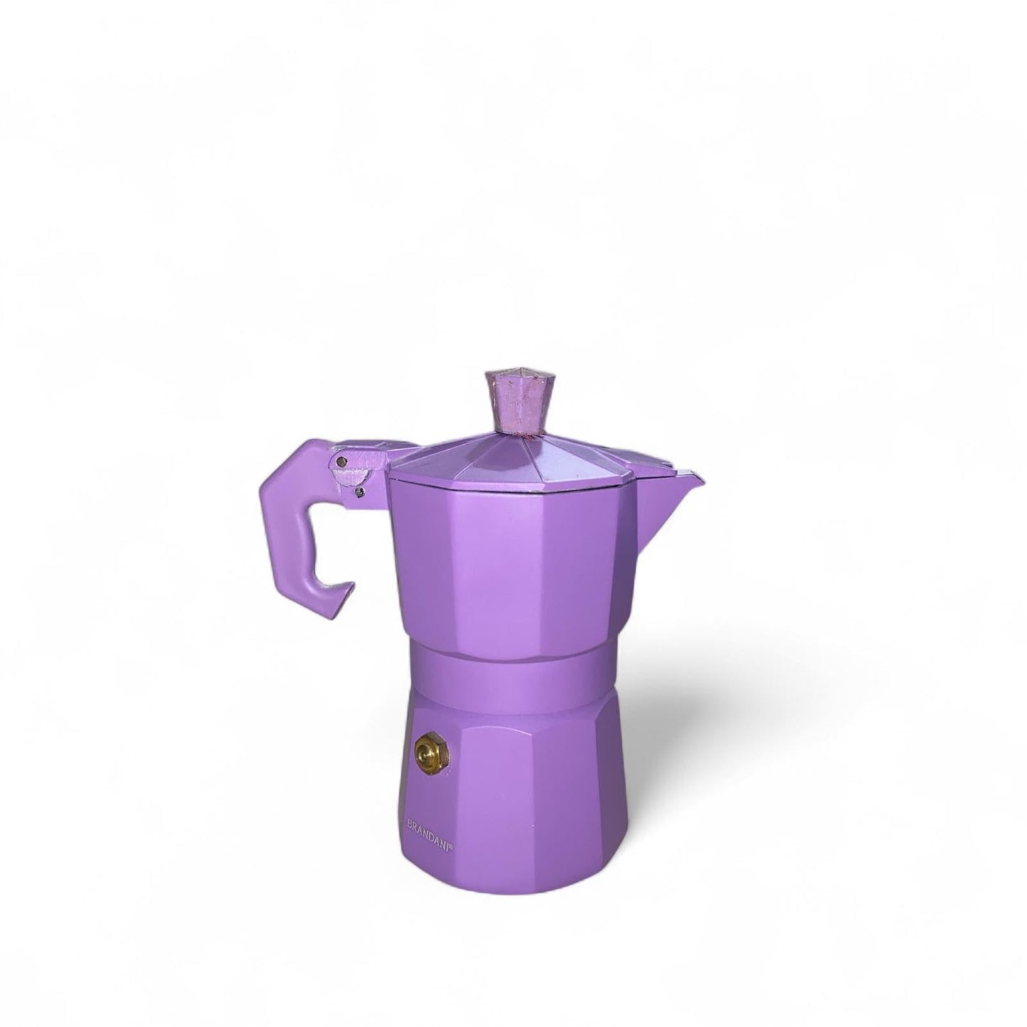 BRANDANI Caffettiera/Moka 1 Tazza Acciaio Viola
