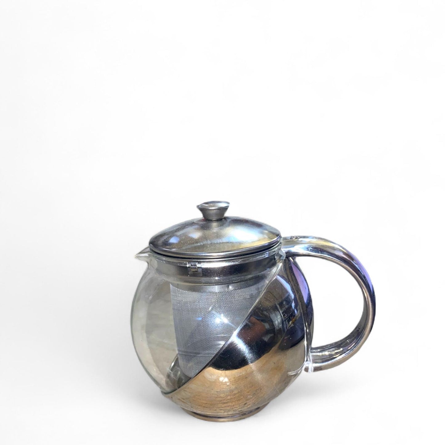BRANDANI Tisaniera/Teiera 14x10x11,5cm Vetro Borosilicato Metallo