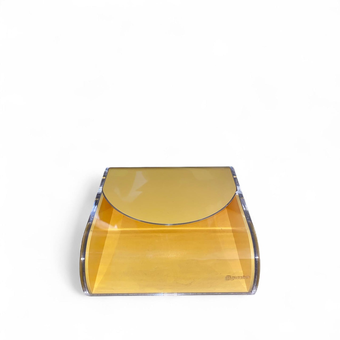 GUZZINI Porta Tovaglioli 19x19x5,3cm Plastica Gialla