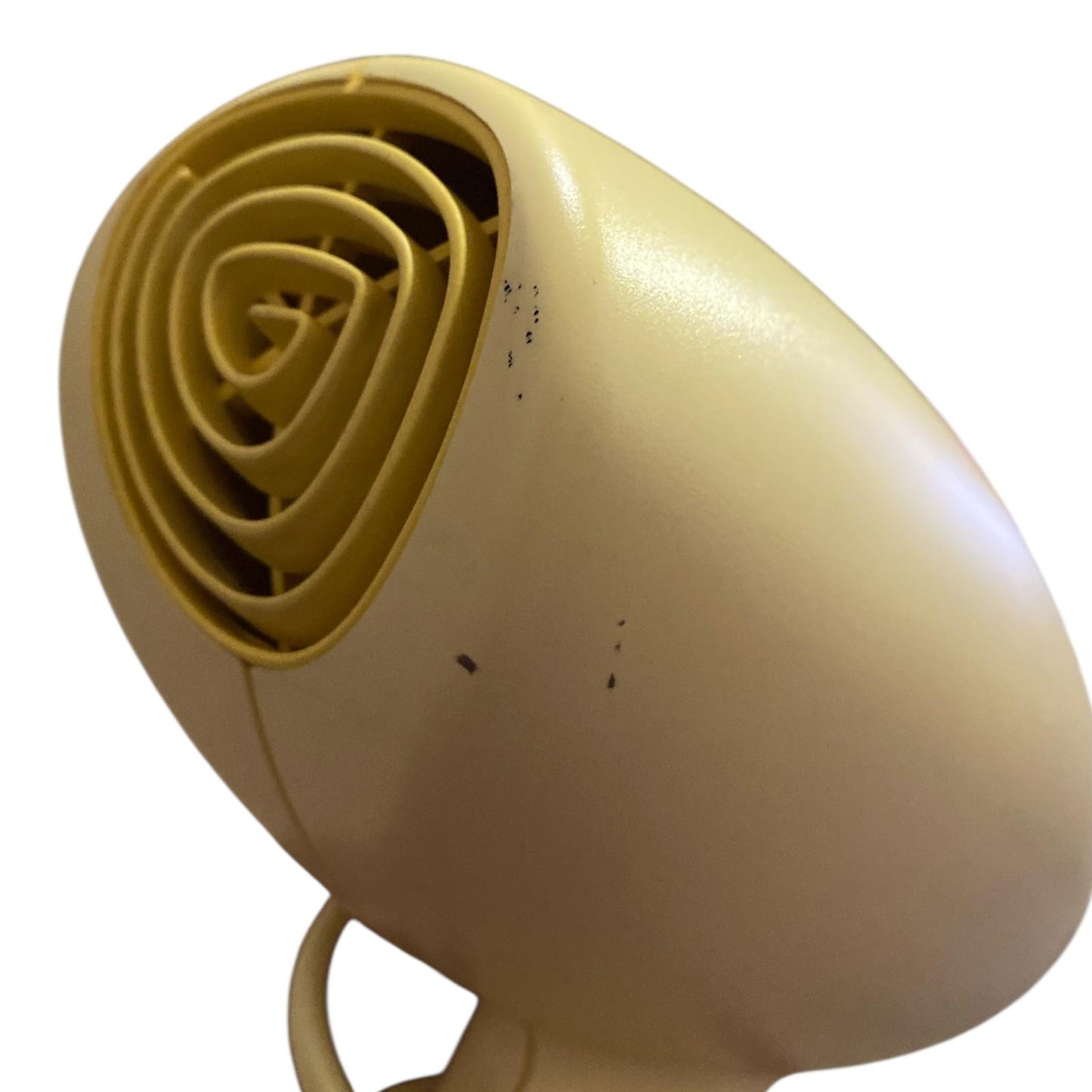 GUZZINI Phon Asciugacapelli Vintage 14x7,5x23cm Plastica Gialla
