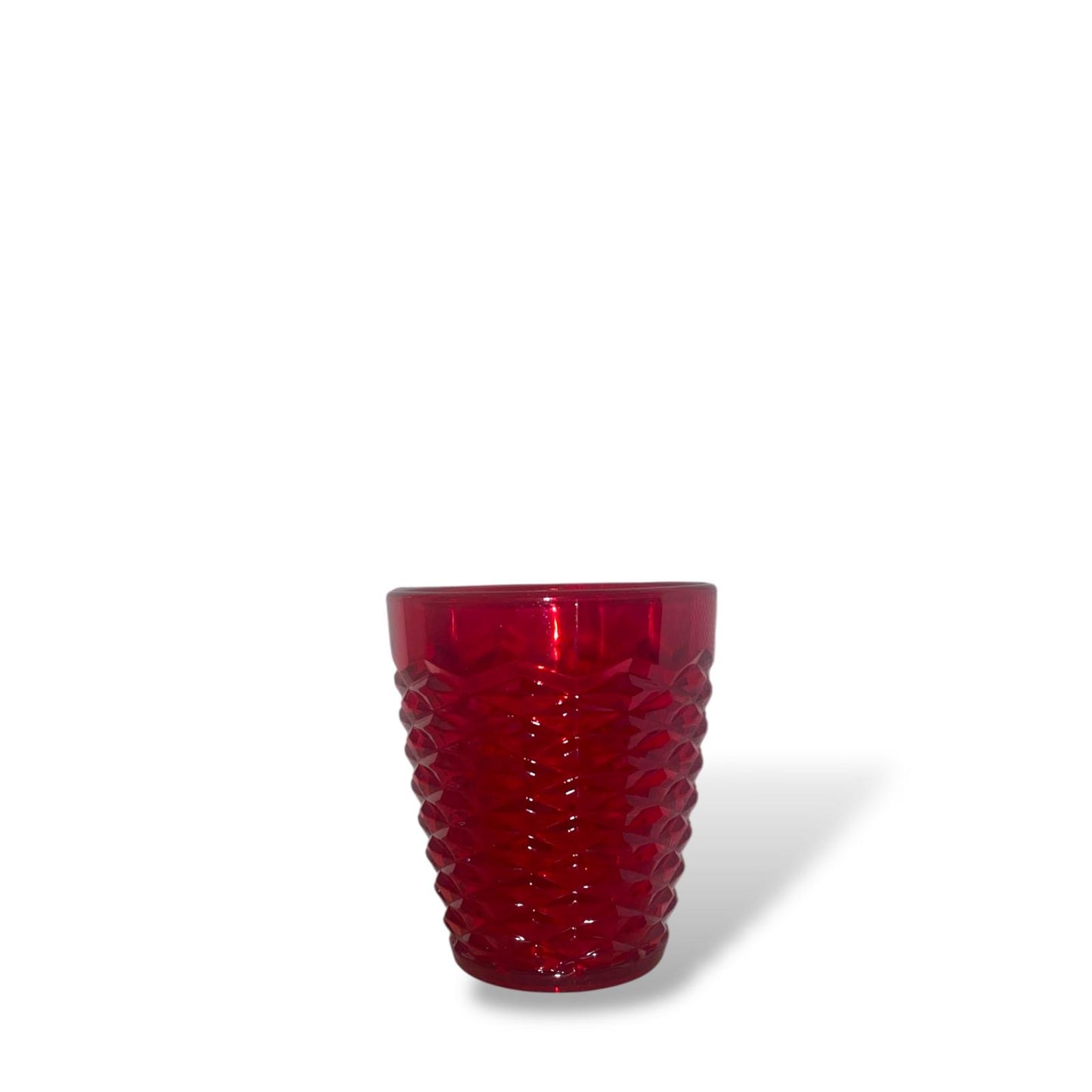 BRANDANI Set 4 Bicchieri 9x10,5cm Plastica Rossa