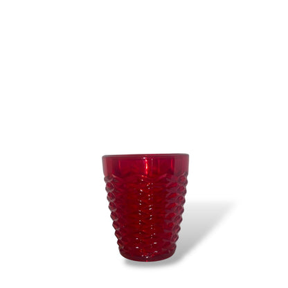 BRANDANI Set 4 Bicchieri 9x10,5cm Plastica Rossa