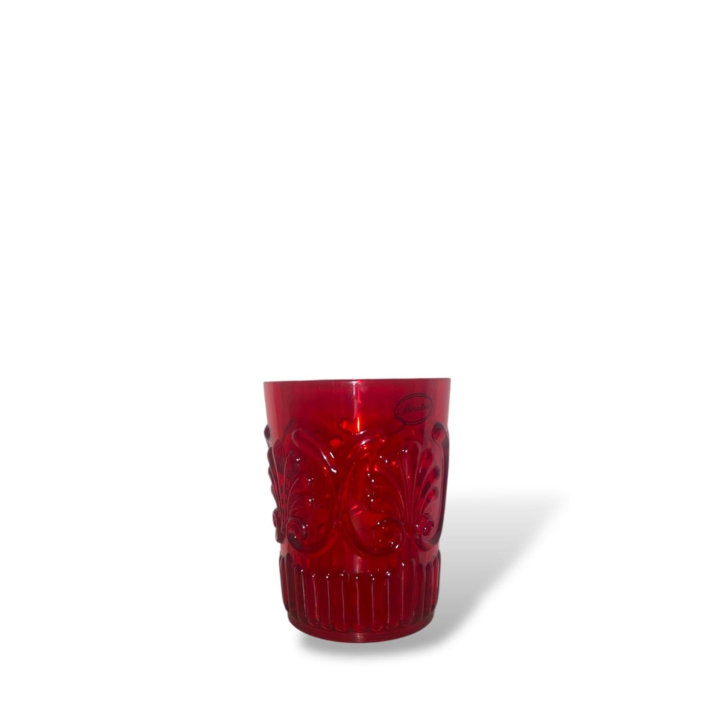 SHERATONN Set 6 Bicchieri 9x11,5cm Plastica Rossa
