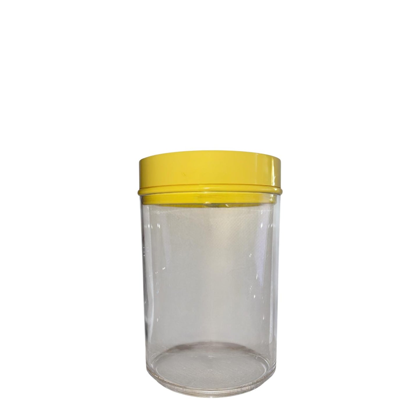 GUZZINI Contenitore 12,5x9,2x18,7cm Plastica Trasparente Tappo Giallo