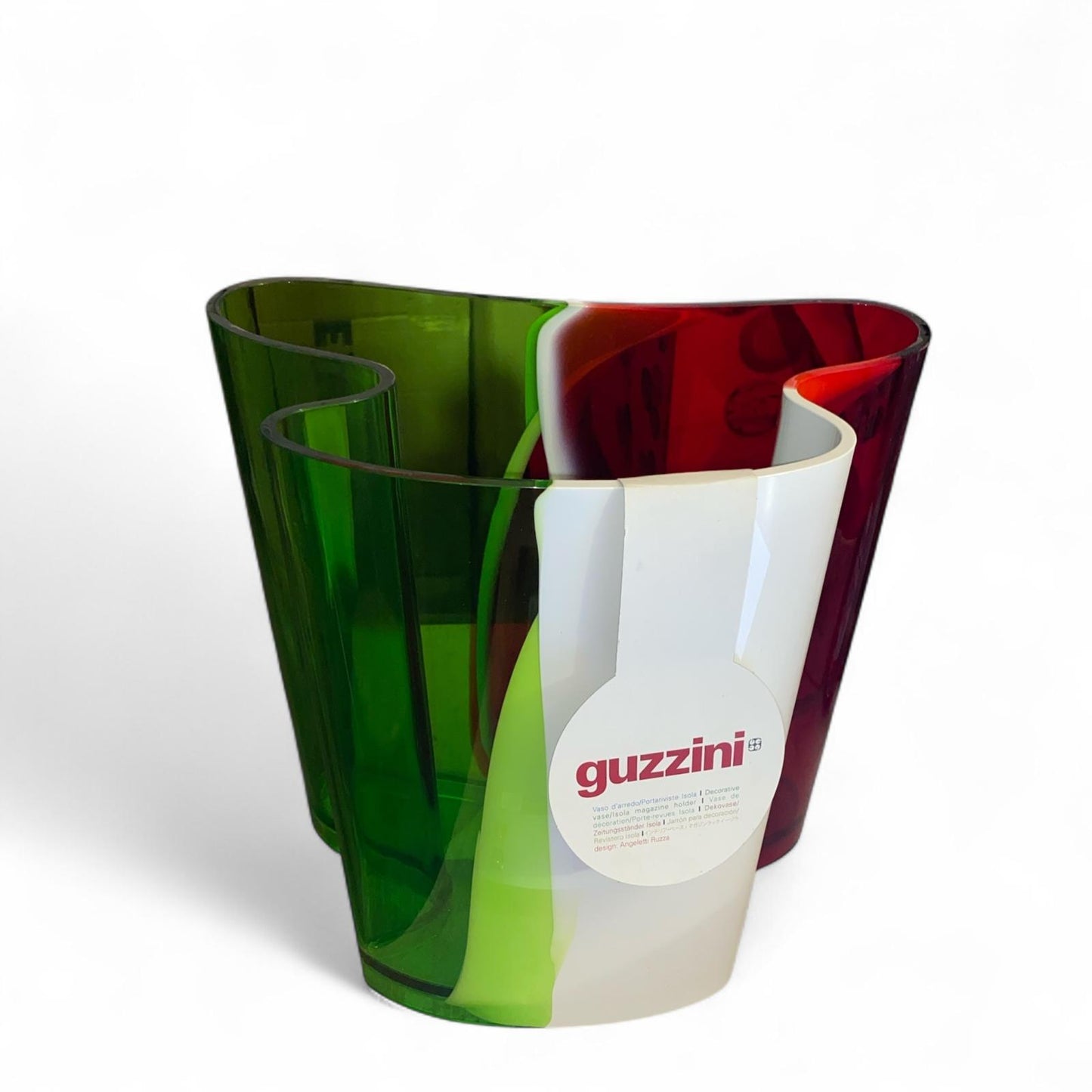 GUZZINI Vaso d'arredo/Portariviste Isola 34x22,8x31cm Plastica Multicolore